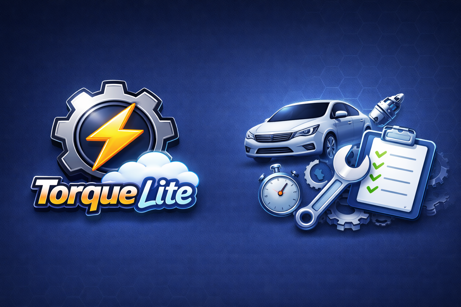TorqueLite automotive diagnostics artwork